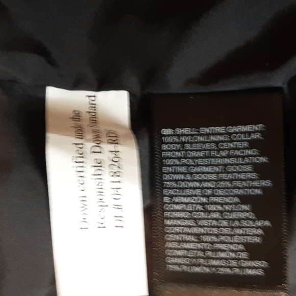 ★SOLD★ The North Face ☆ Women's LG Down Certified Black Jacket NWOT - Picture 9 of 15